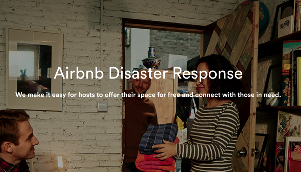 Airbnb supports charity