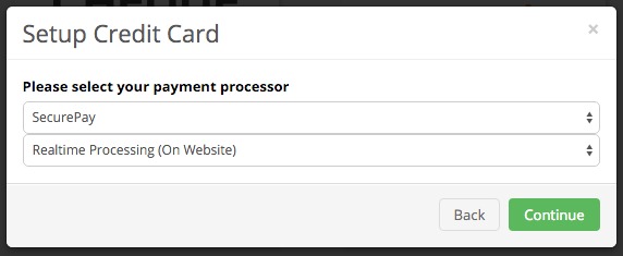 Setup Credit Card