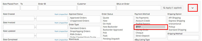 payment method
